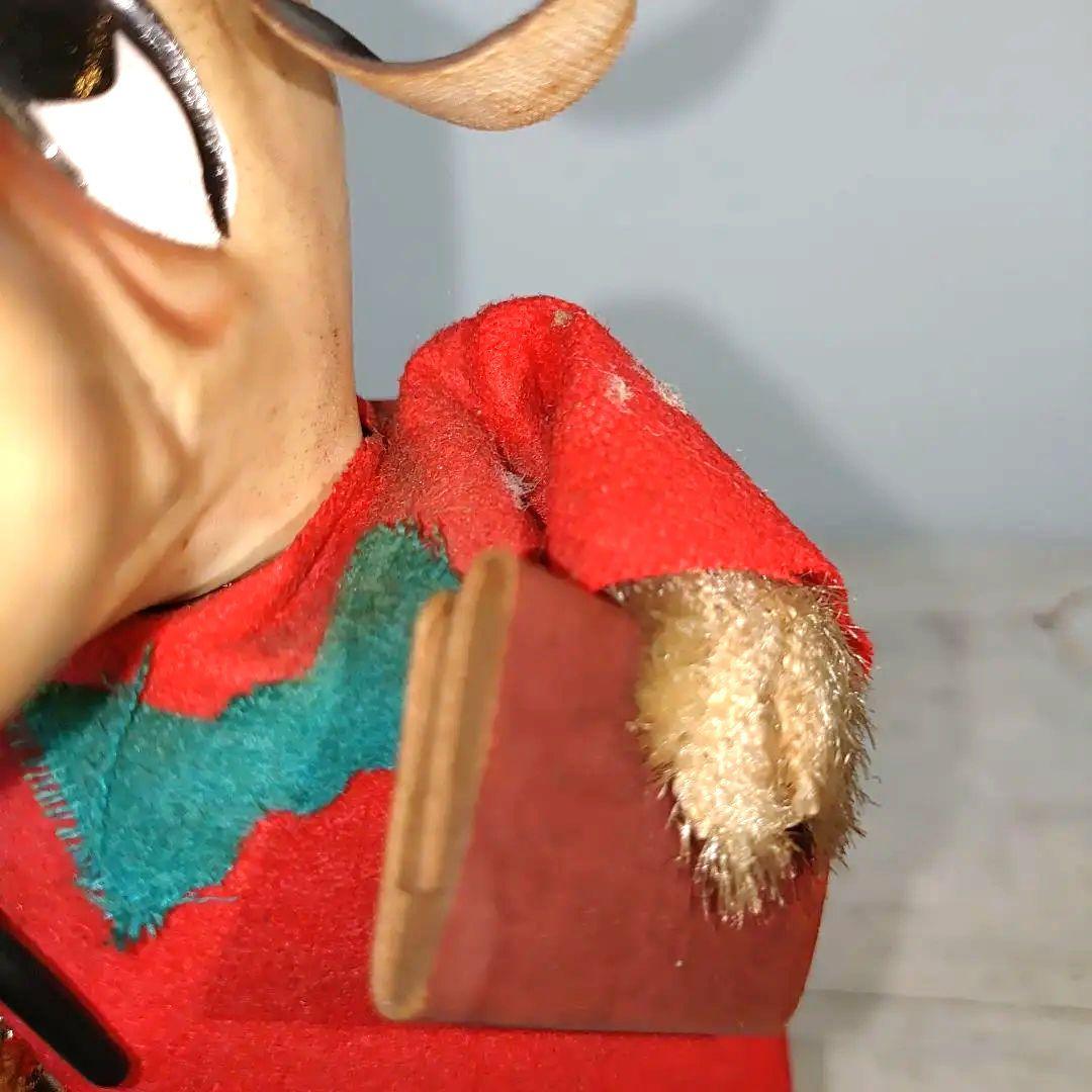 ヴィンテージ ブリキゼンマイ玩具 昭和レトロブリキ玩具赤い服の犬