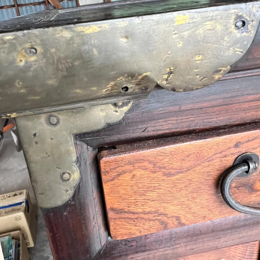 【珍品】　李朝　箪笥　タンス　時代物　現状品　【たのメル便♪】