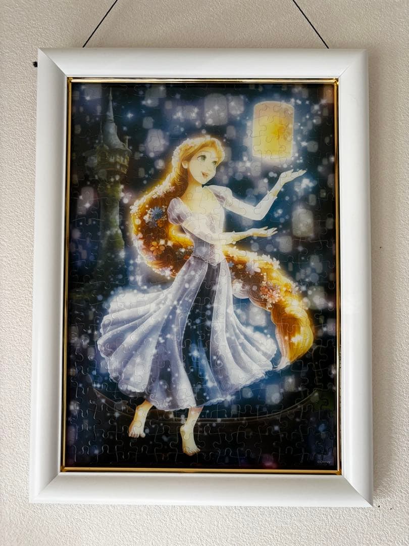 ディズニー　プリンセス　アナ雪　ティンカーベル　パズル　完成品　フレーム　セット