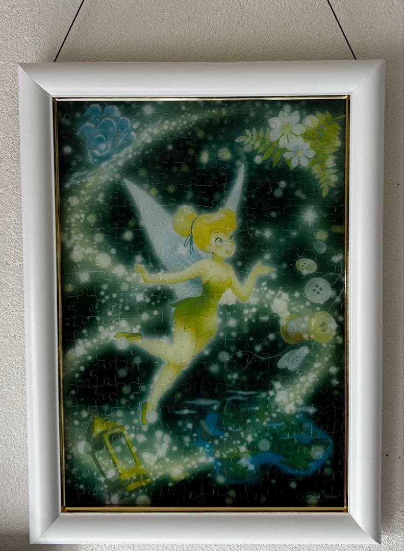 ディズニー　プリンセス　アナ雪　ティンカーベル　パズル　完成品　フレーム　セット