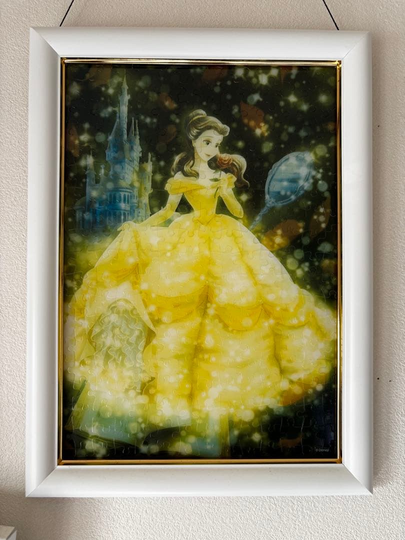 ディズニー　プリンセス　アナ雪　ティンカーベル　パズル　完成品　フレーム　セット