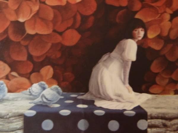 平林　孝央、アメフリ、希少画集画、高級新品額・額装付