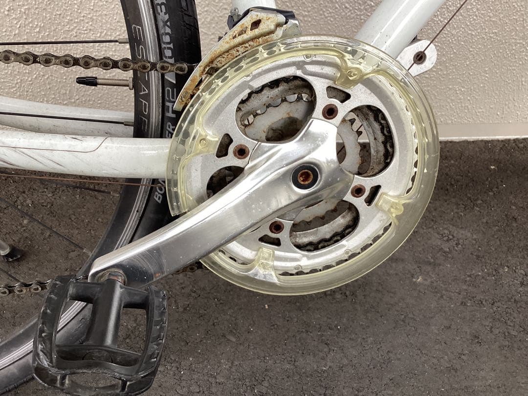 Liv エスケープR3W クロスバイク XXS ホワイト フロントキャリア付き