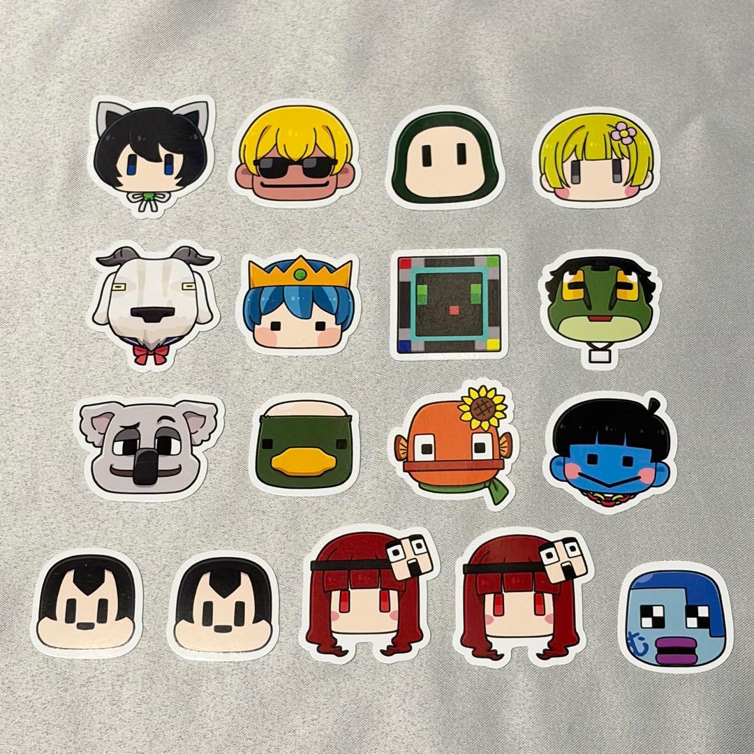 50人クラフト 人気投票 シャカシャカ ステッカー