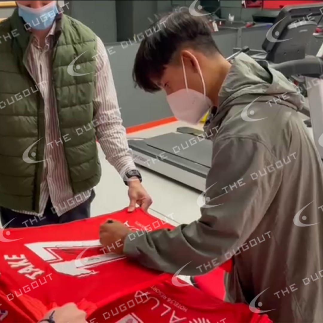 ザ・ダグアウト 直筆サイン ユニフォーム 久保建英 マジョルカ 21/22