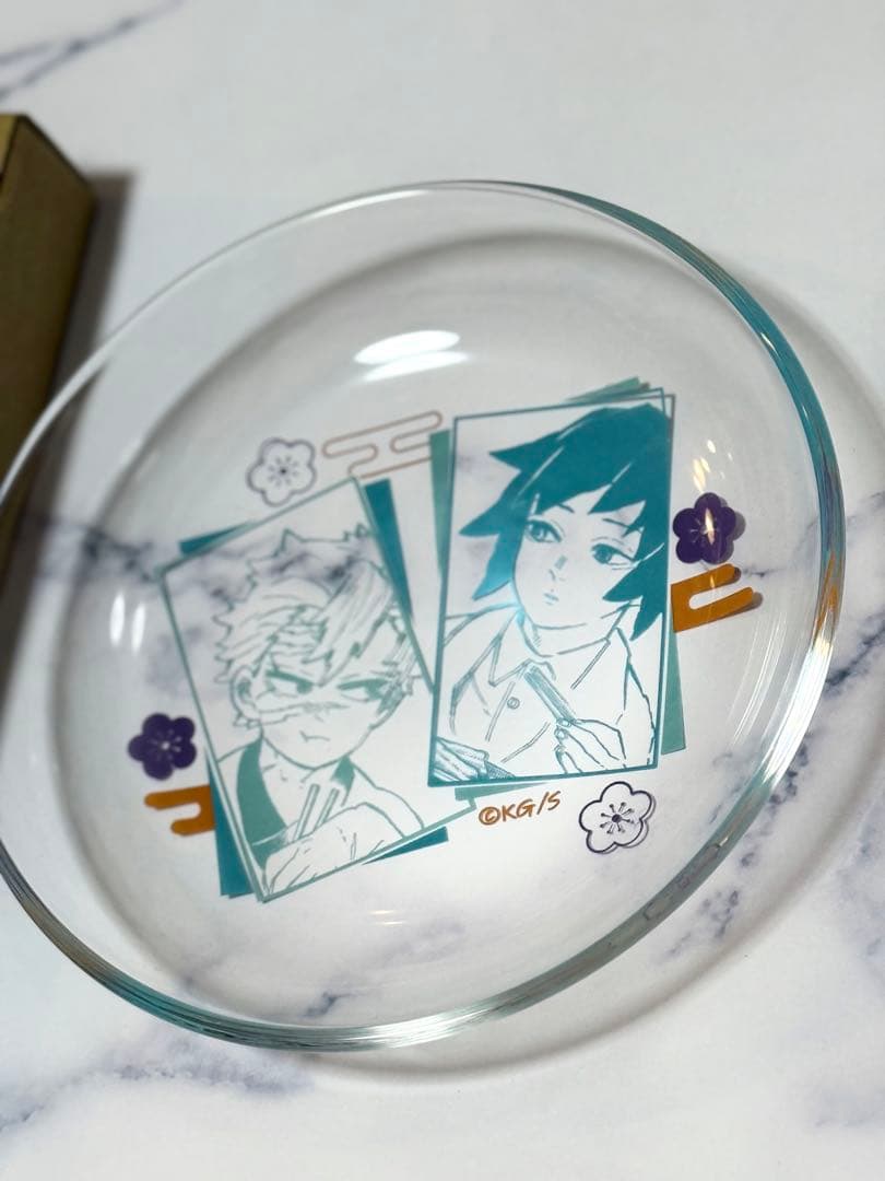 鬼滅の刃 ガラスミニプレート