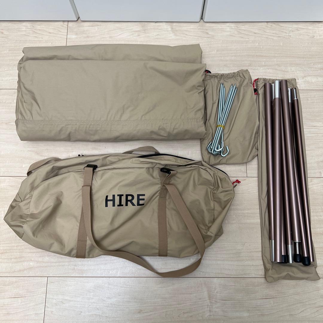 DOD エイテント ヒレタープ カマボコテント3M用マットシート セット