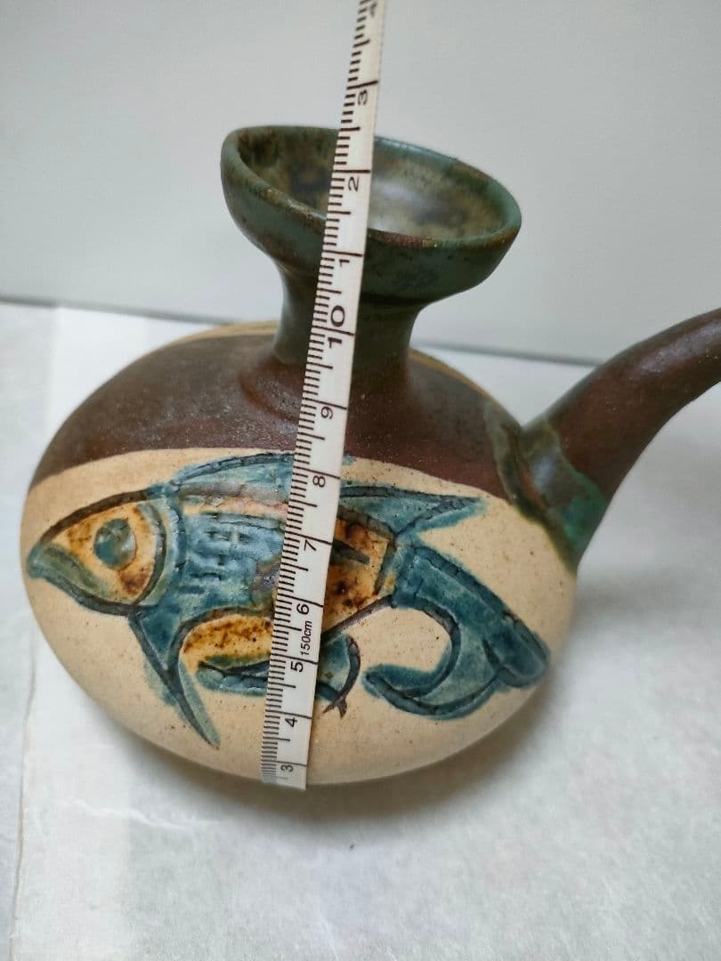 やちむん金城次郎　 人間国宝 カラカラ 希少☆　骨董品物