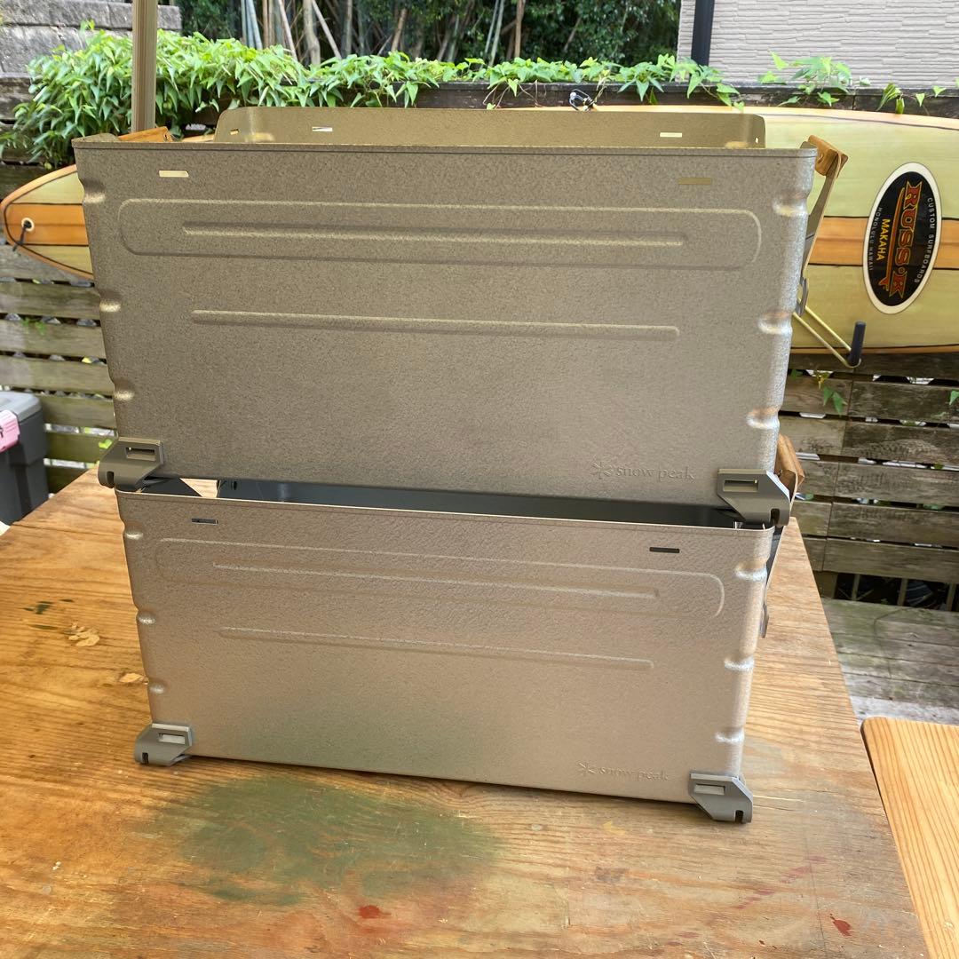 スノーピークシェルフコンテナ50 2台