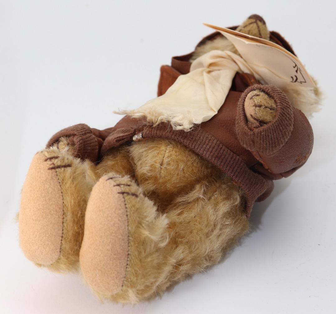 アーティストベア OLD FLYER イギリスSue Lain作 本革ジャケット