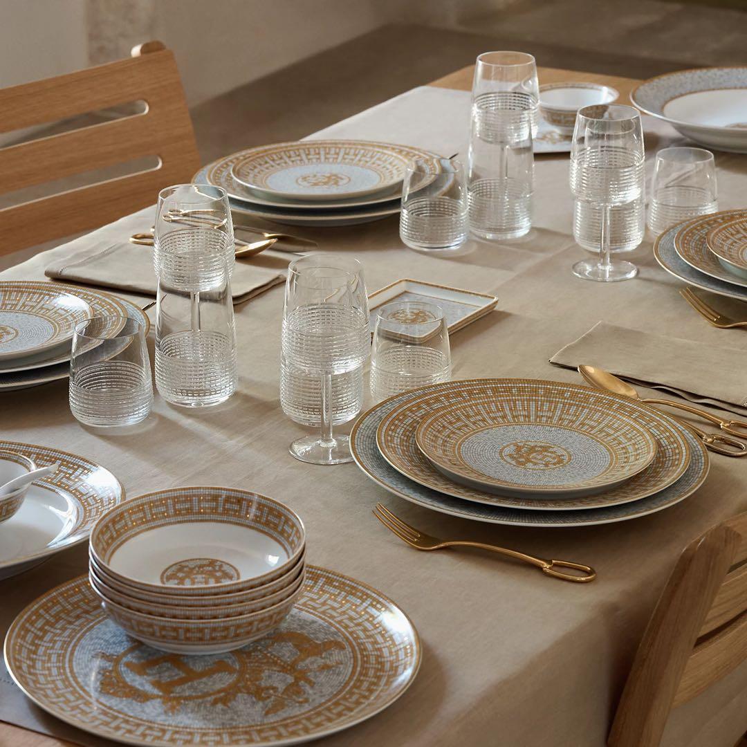 エルメス　H ermes 灰皿 〈モザイク 24〉 ゴールド 新品未使用品