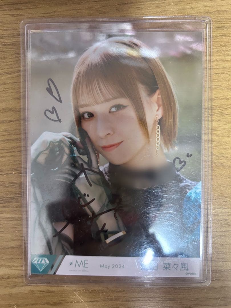 ノイミー ≠ME 生写真 Marcato 冨田菜々風 直筆サイン コメあり