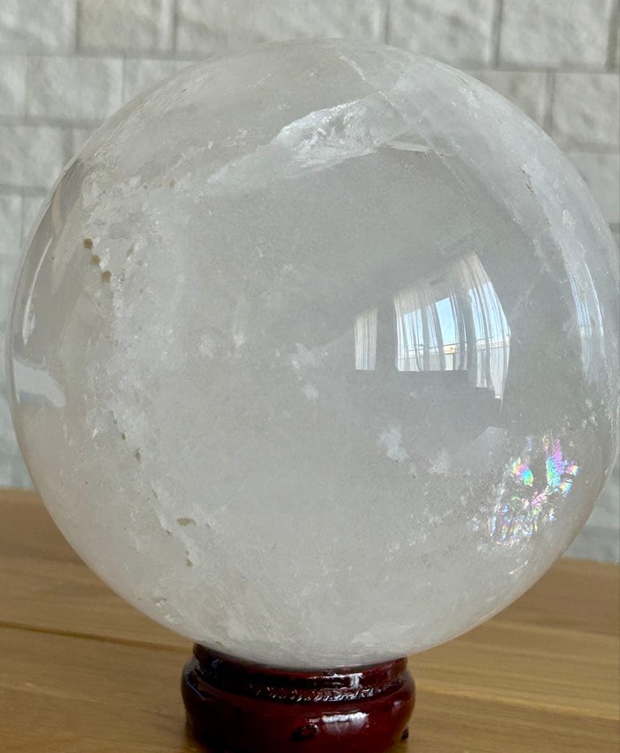 かおりちゃん【超希少✨】ライトニング水晶 3.6kg 大玉