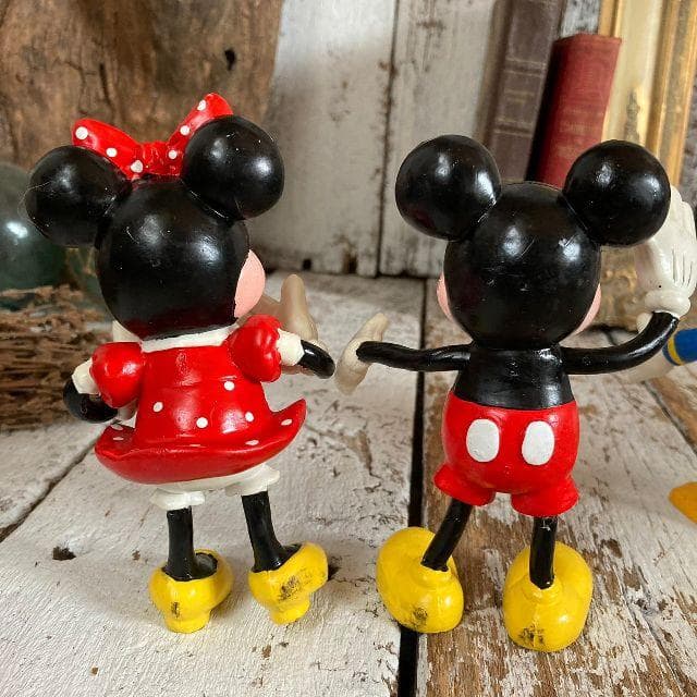 ヴィンテージ*アプローズ社×ディズニー*ミッキーミニーマウス ドナルドフィギュア