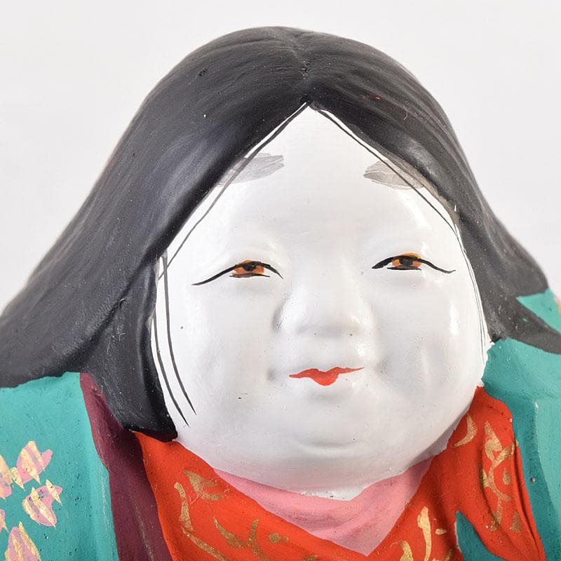 茶道具　京焼　北村雅耕作　お福　香合　共箱　V　8337