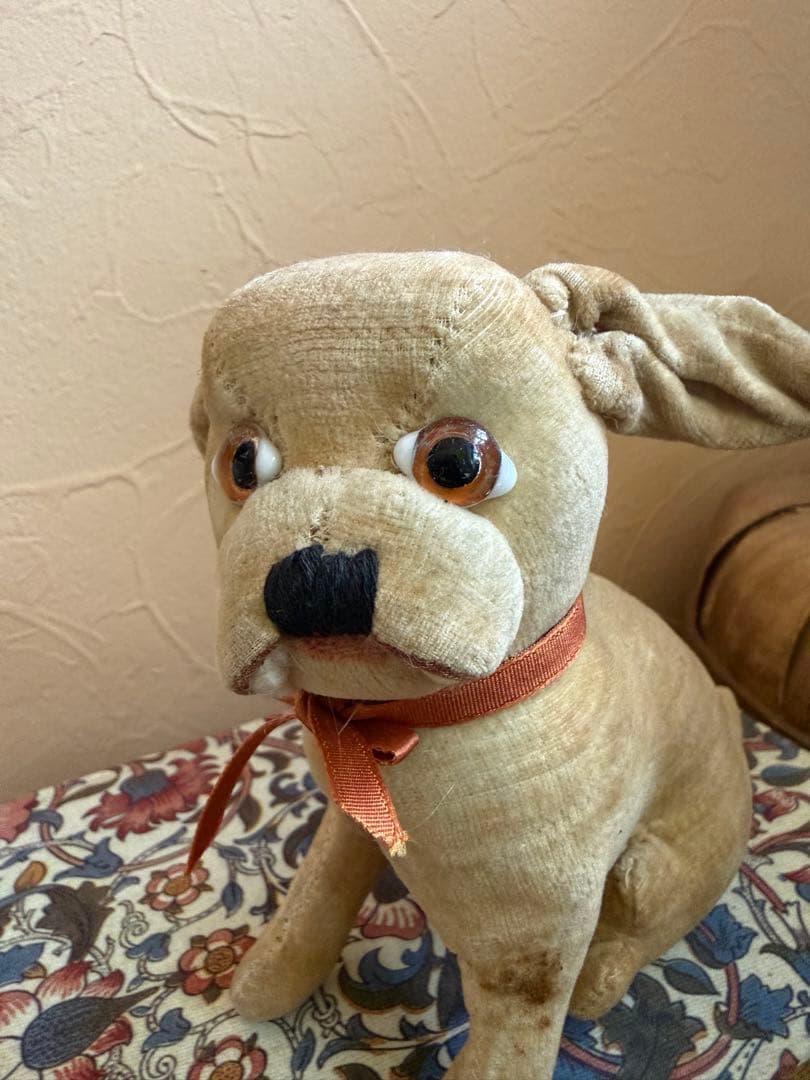アンティーク　ドッグ　犬　テディベア　フランスアンティーク