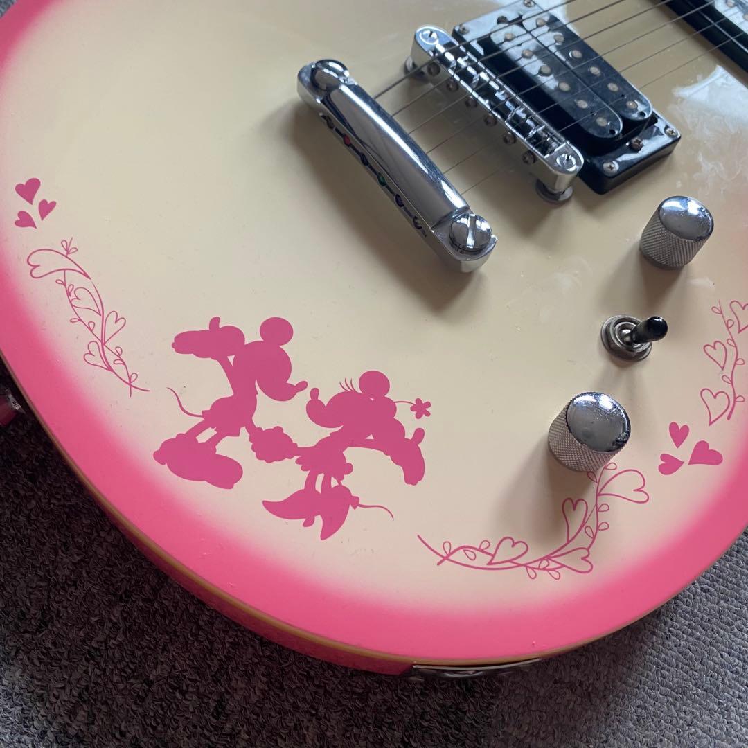 Disney ミッキー・ミニー エレキギター ツーハムバッカー PRSタイプ