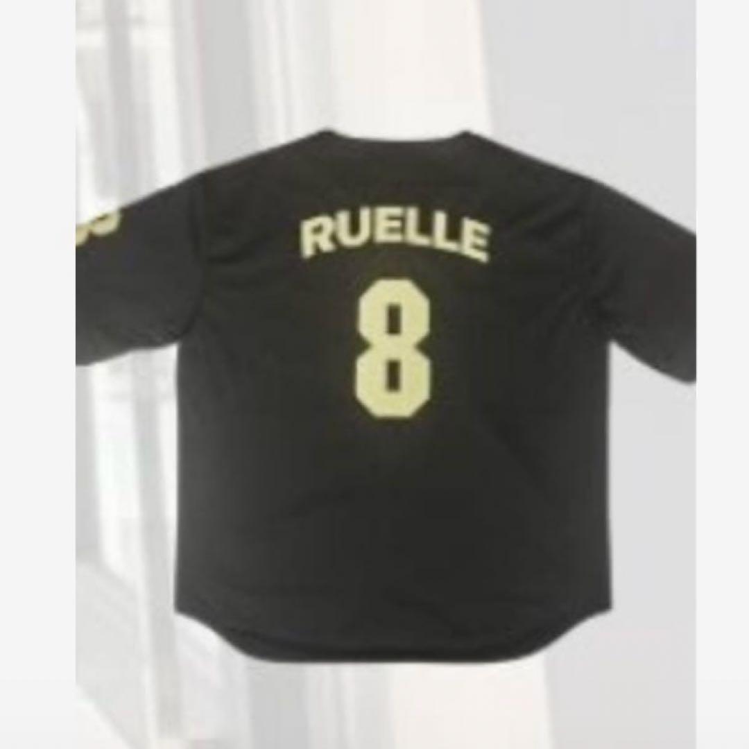 【新品】RUELLE 佐藤輝明コラボベースボールシャツ Lサイズ 阪神タイガース