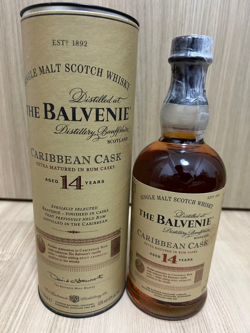(値下げ)THE BALVENIE CARIBBEAN CASK 14年
