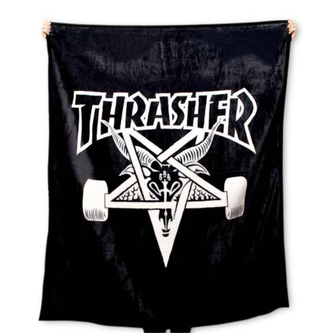 新品　THRASHER スラッシャー　ブランケット　バフォメット　666