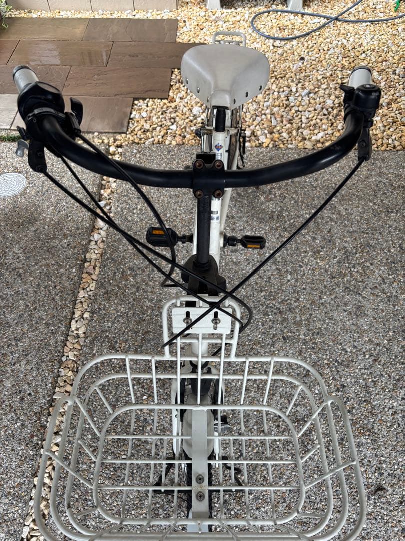 bikke2 ホワイト F.Rシート付(引取りのみ)