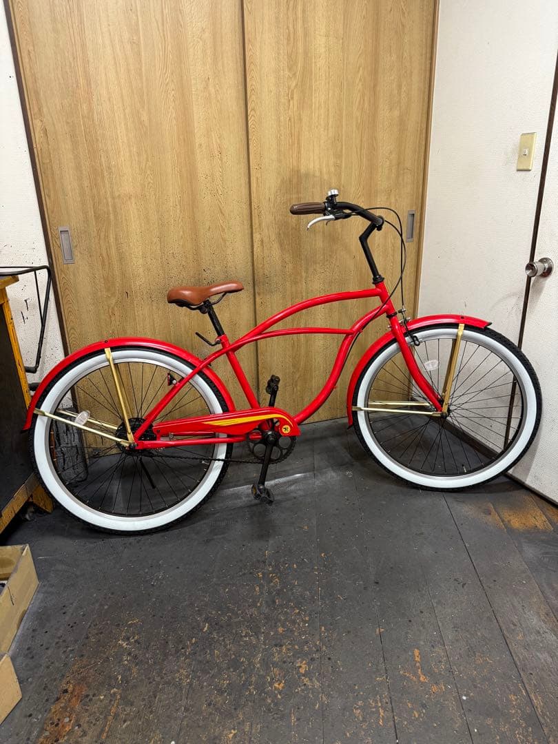 中古車　ビーチクルーザー ®️　26インチ　前後タイヤ新品　美品