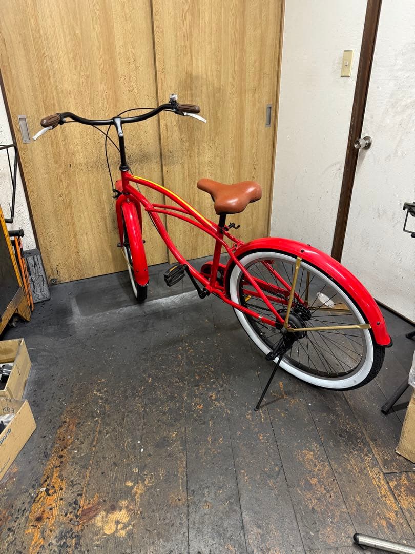 中古車　ビーチクルーザー ®️　26インチ　前後タイヤ新品　美品