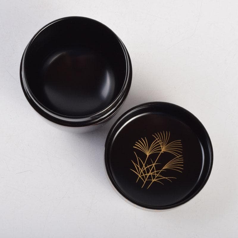 茶道具　加藤一衛造　秋月蒔絵　棗　共箱　V　8849