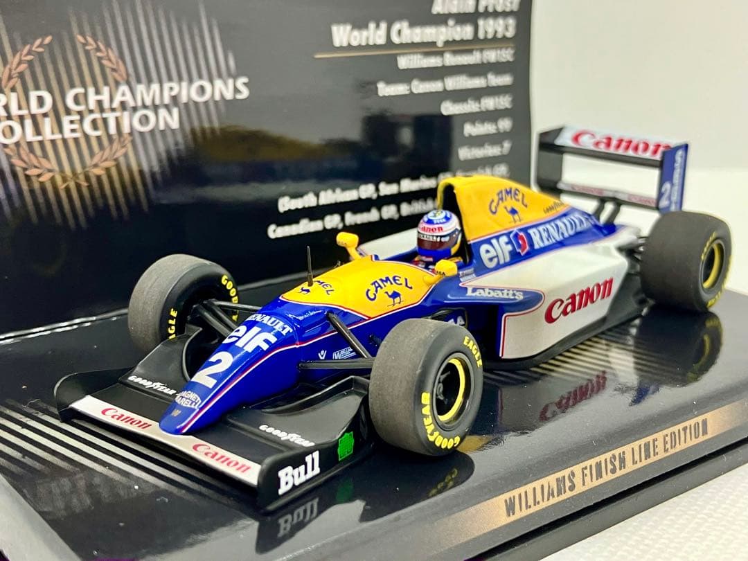 ★ウィリアムズ ルノー FW15C★A.プロスト★1/43★キャメル タバコ仕様