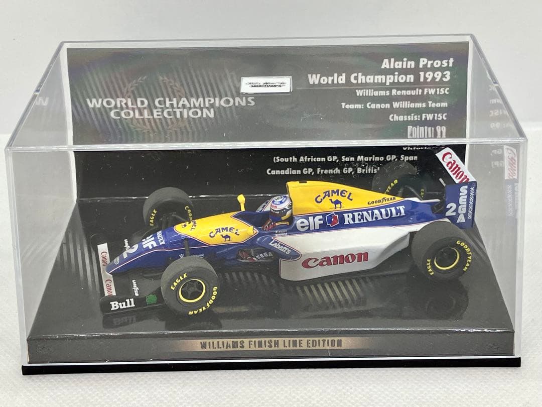 ★ウィリアムズ ルノー FW15C★A.プロスト★1/43★キャメル タバコ仕様