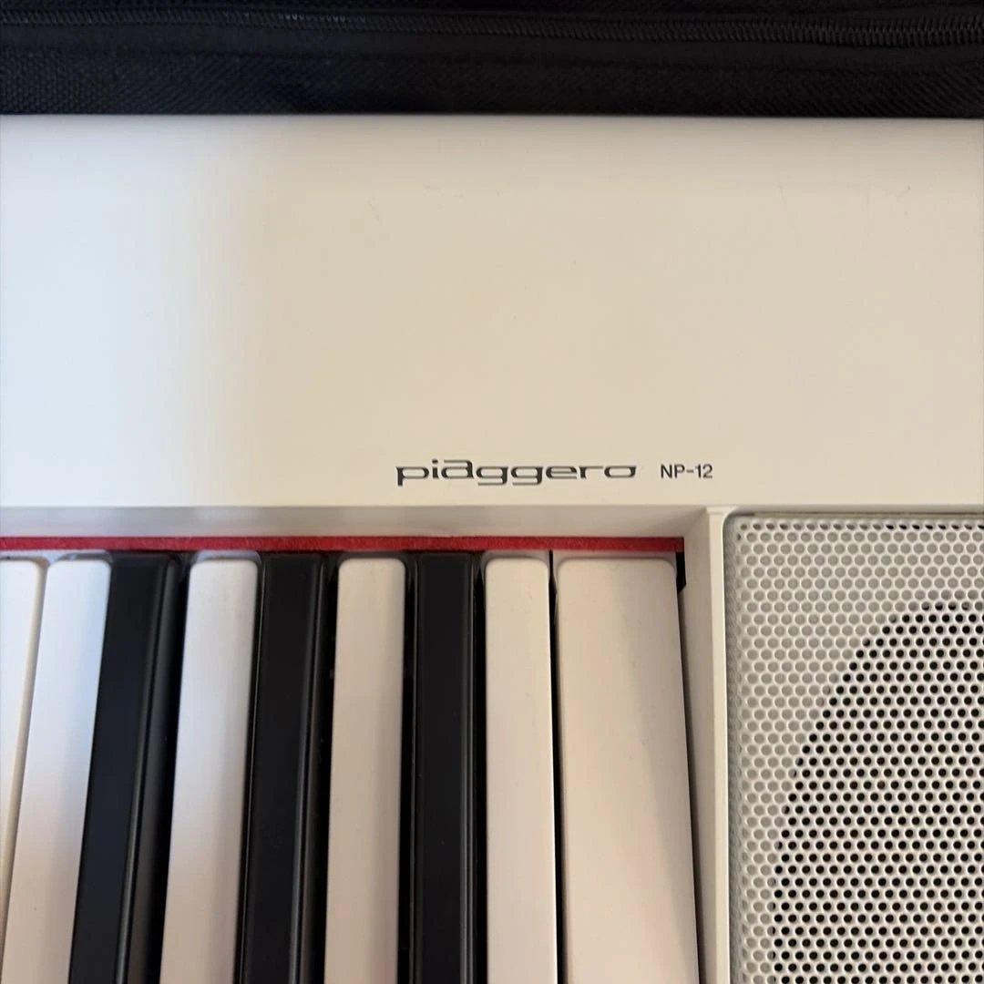 YAMAHA ヤマハ　電子ピアノ　piaggero NP-12 白　ホワイト