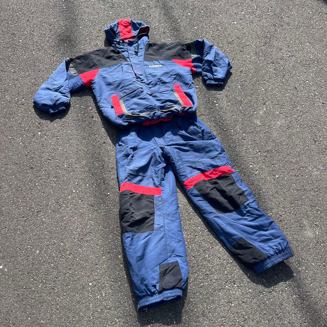 【レア・美品】 VOLPHA スキー スノボウェア セットアップ 刺繍 LL