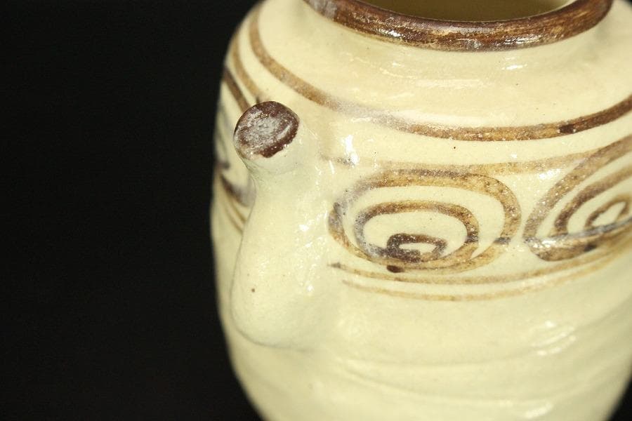 茶道具 色変わり 四滴茶入 不老園 共箱 未使用(LC720)