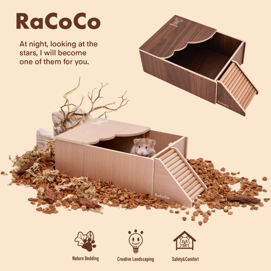 RaCoCo 小動物用ハウス 階段付き