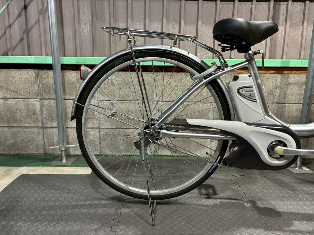 №6960 電動自転車 パナソニック　ビビ26 26インチ　シルバー　変速無し