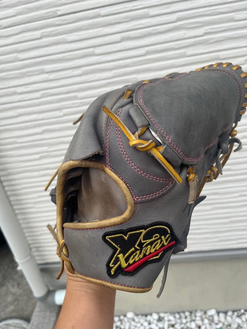 ザナックストラストエックス軟式野球グローブ グレー　ピッチャー用