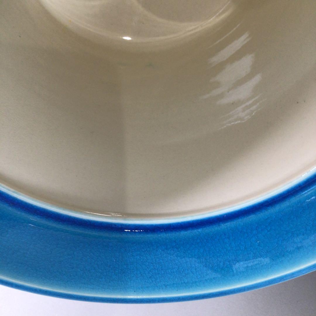 Ｓ６　水指　『中村翠嵐造』『浅黄交趾』『間取松竹梅文』　共箱　茶道具