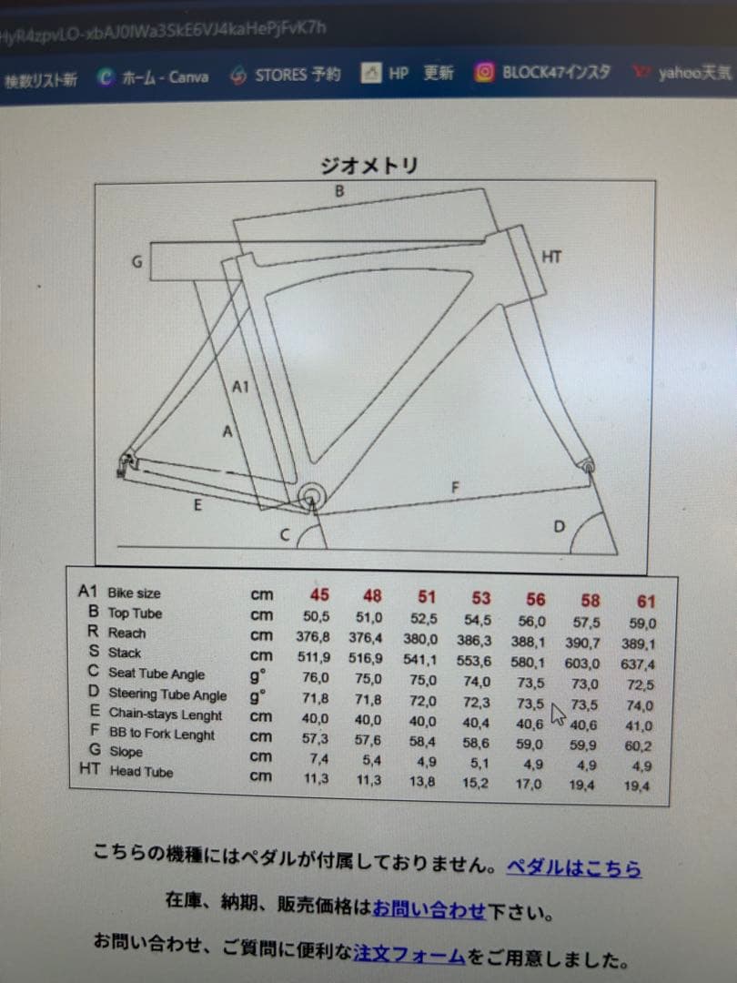BASSO ASTRA カーボンフレーム