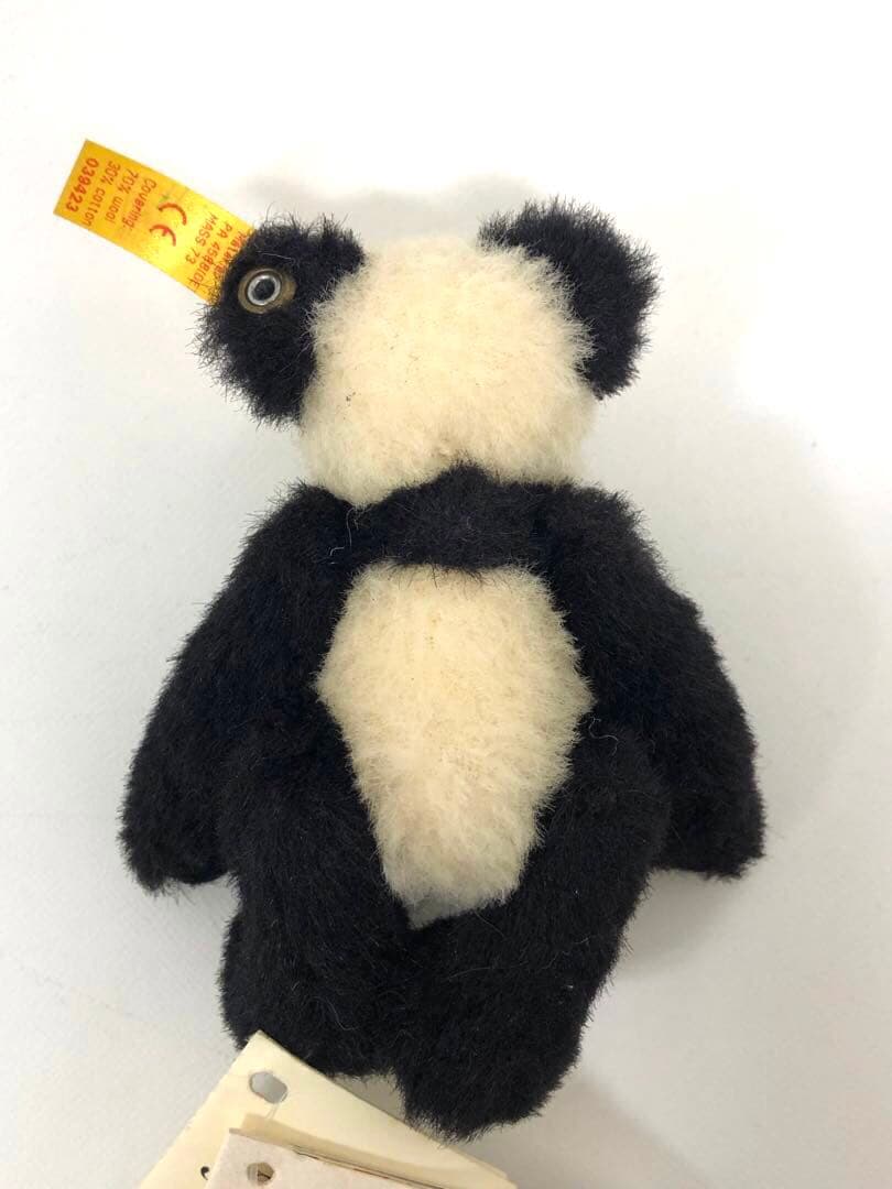 STEIFF シュタイフ　アルパカパンダテッド　パンダ ぬいぐるみ 約10cm