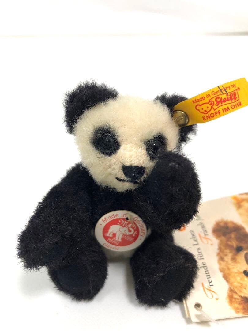 STEIFF シュタイフ　アルパカパンダテッド　パンダ ぬいぐるみ 約10cm