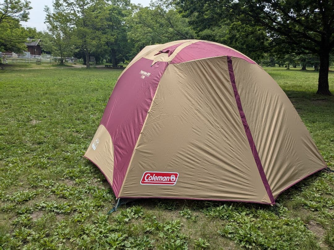コールマン　タフドーム/3025　バーガンディ　インナーマットのおまけ付き