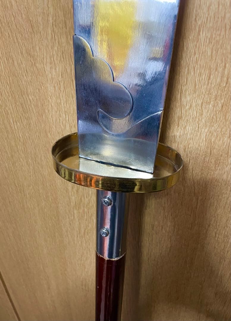 貴重！中国武術 ジュラルミン製朴刀 刀身しなりあり 全長177㎝ カンフー 武具