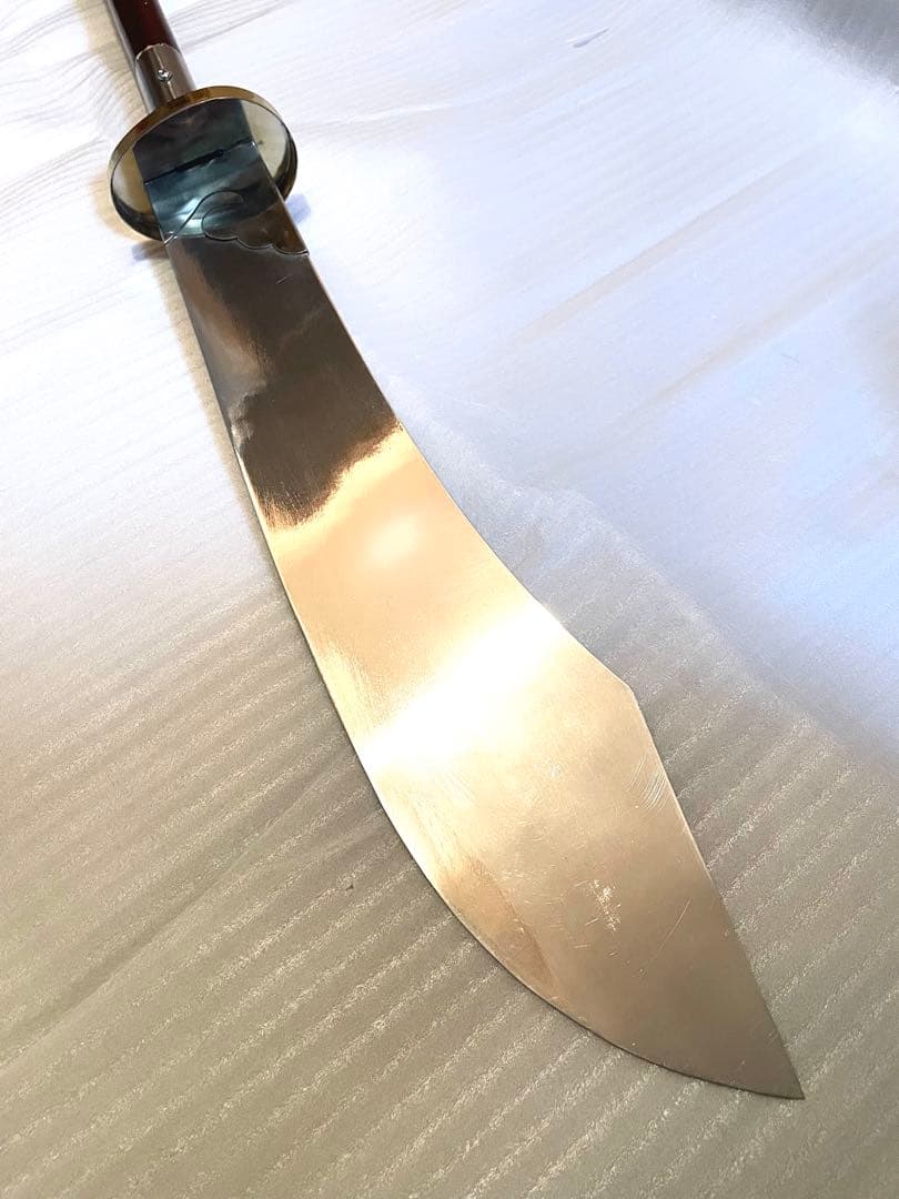 貴重！中国武術 ジュラルミン製朴刀 刀身しなりあり 全長177㎝ カンフー 武具