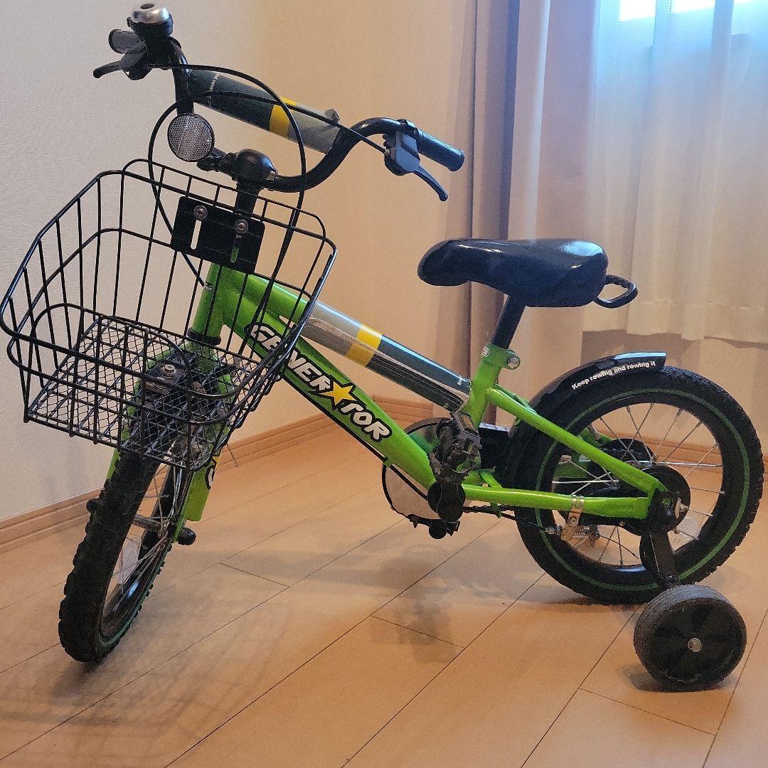 幼児用・子供用自転車　14インチ　BMXテイスト　グリーン