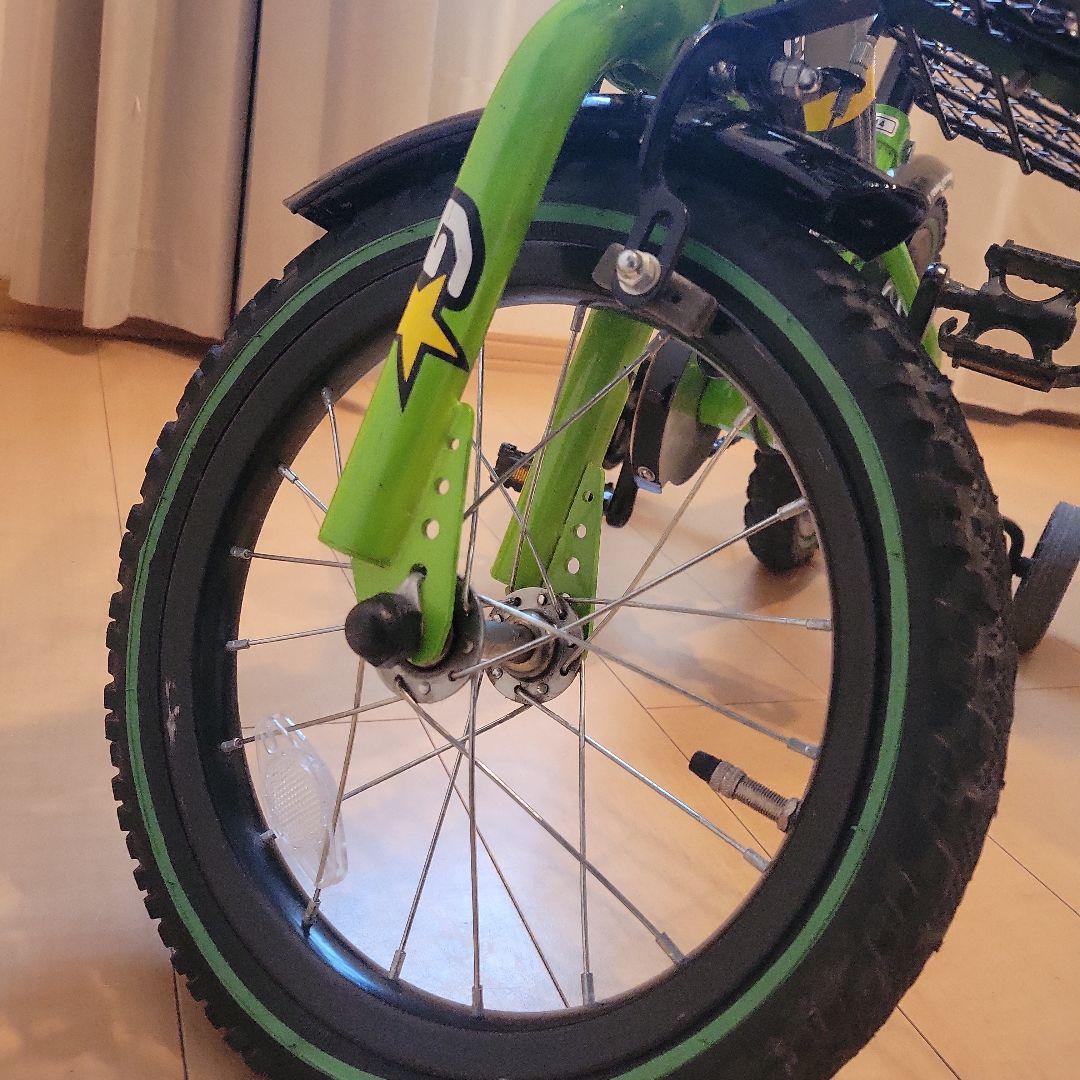 幼児用・子供用自転車　14インチ　BMXテイスト　グリーン