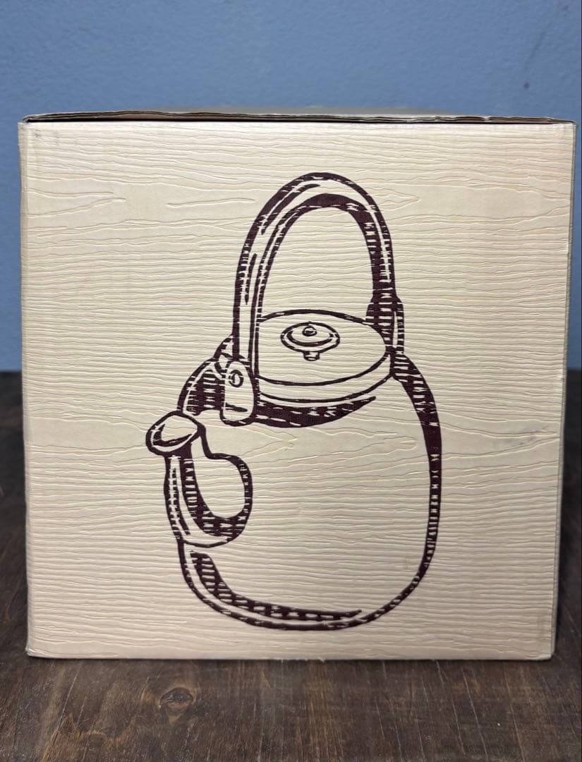 未使用品 御水注 秀峰堂 口蓋付 銅 茶道 お茶 水差し