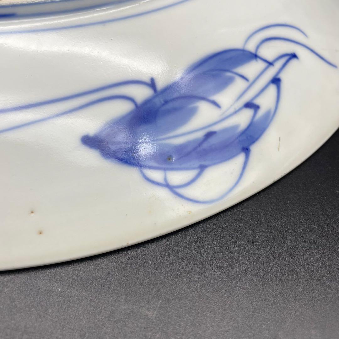 伊万里・有田焼　明治時代　色絵大皿　金彩　飾り皿　37cm