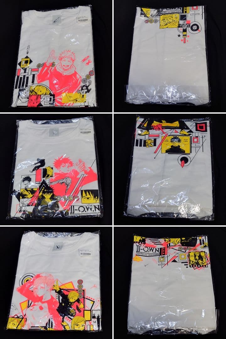 呪術廻戦１年ズ虎杖悠仁&伏黒恵&釘崎野薔薇るかっぷ Tシャツ公式グッズ大量詰合せ
