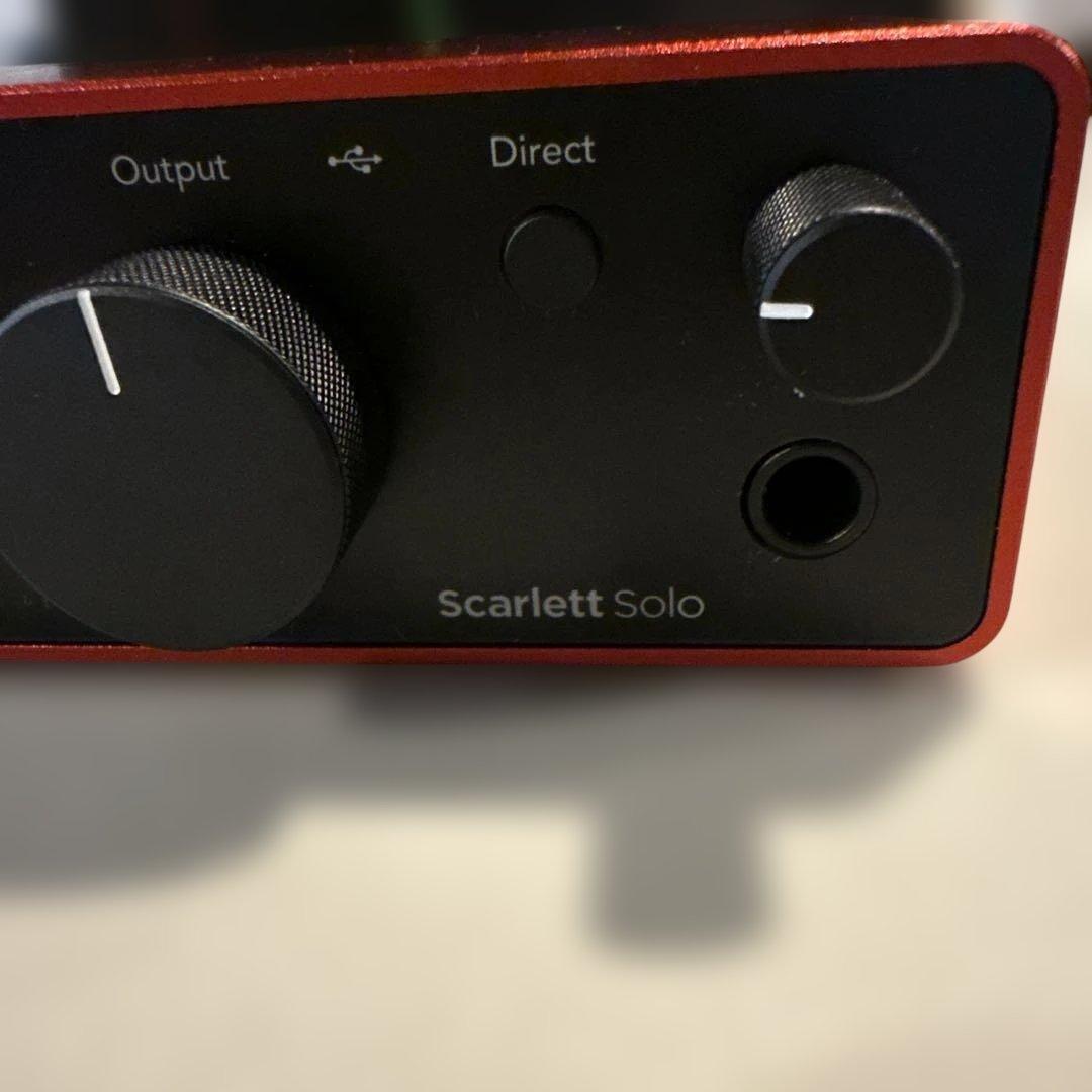 Focusrite Scarlett Solo gen4 2025/9購入