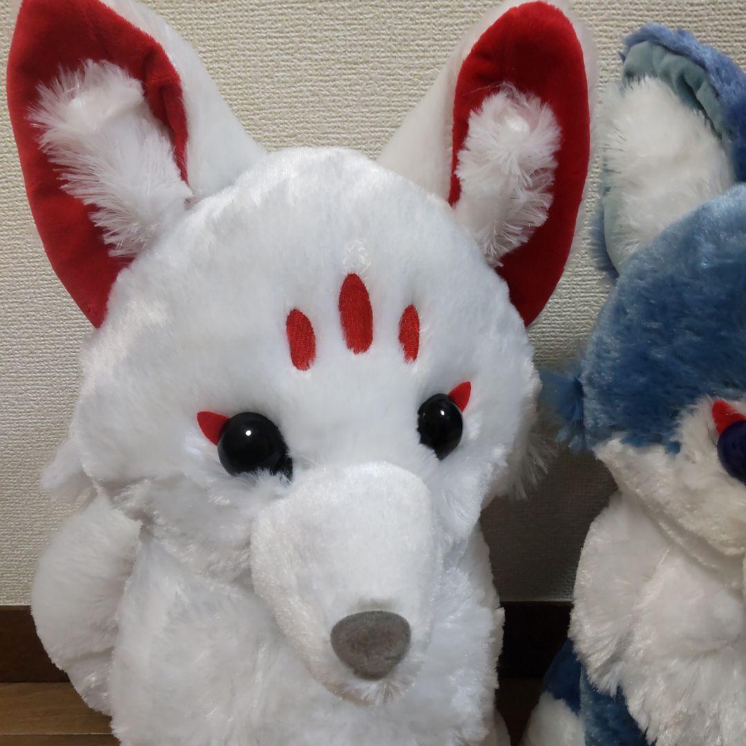 アマテラスのオオカミ ウルトラBIGぬいぐるみ全３種～テル＆ラックル＆ホロウ～
